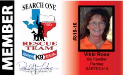 Paul Lake - President - Search One Rescue Team - K9 search and rescue